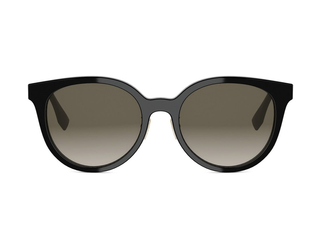 Fendi Fe40208f Oversized Gradient Round Sunglasses