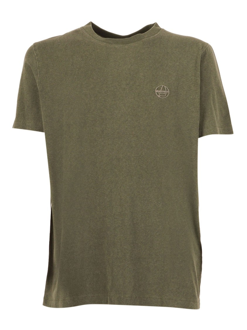 Murphy & Nye Olive Green Tug/4 Crew T-Shirt