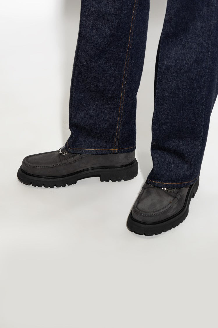 Ferragamo Cocoon Leather Loafers