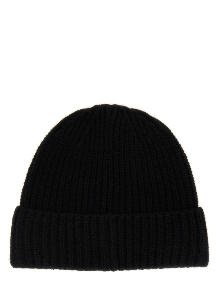Stone Island Ribbed Knit Wool Cap