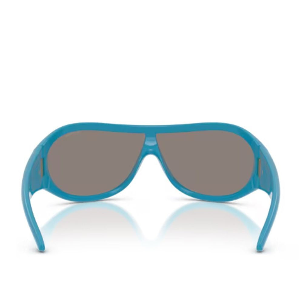 Miu Miu Oversized Mask Sunglasses With Glossy Acetate Frame