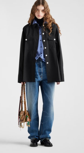 Prada Blue Jeans With Classic Five-Pocket Design