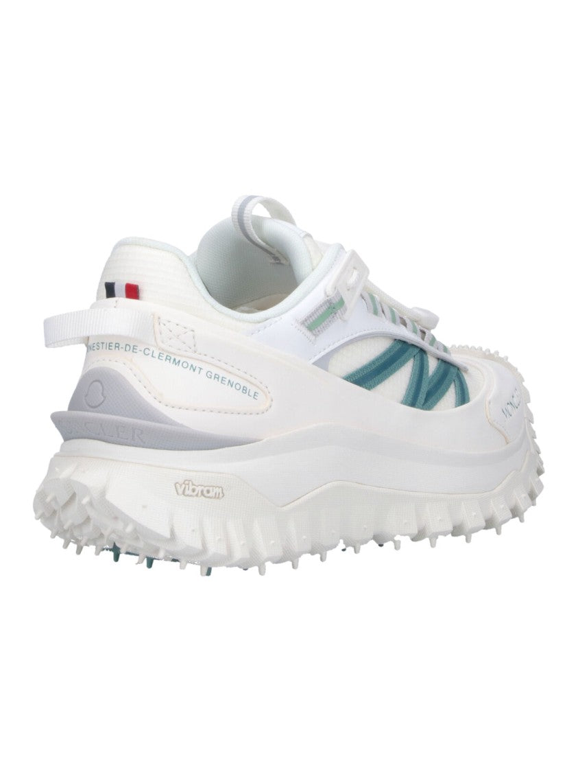 Moncler White Trailgrip Gtx Technical Mesh Sneakers