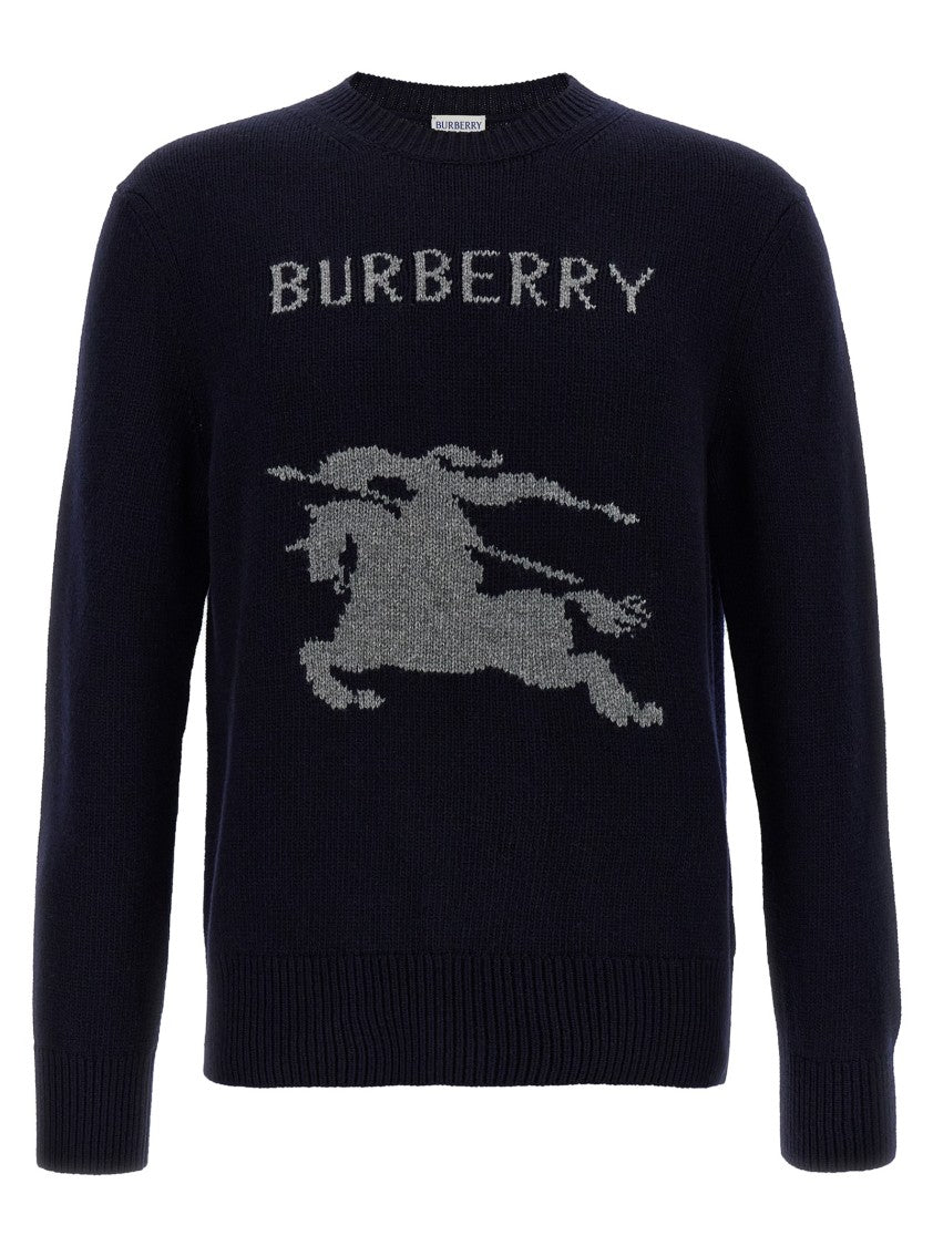 Burberry Logo Intarsia Sweater