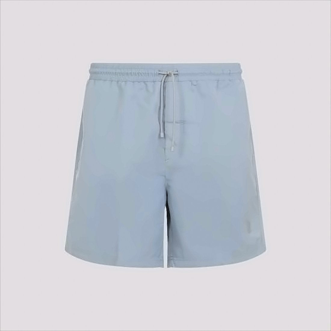 Brunello Cucinelli Light Blue Swim Shorts With Elastic Waistband
