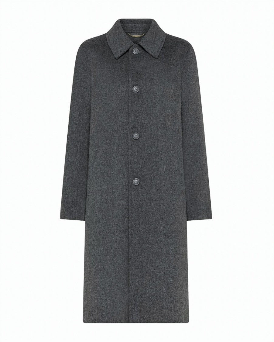 Seventy Wool Blend Down-Padded Long Coat