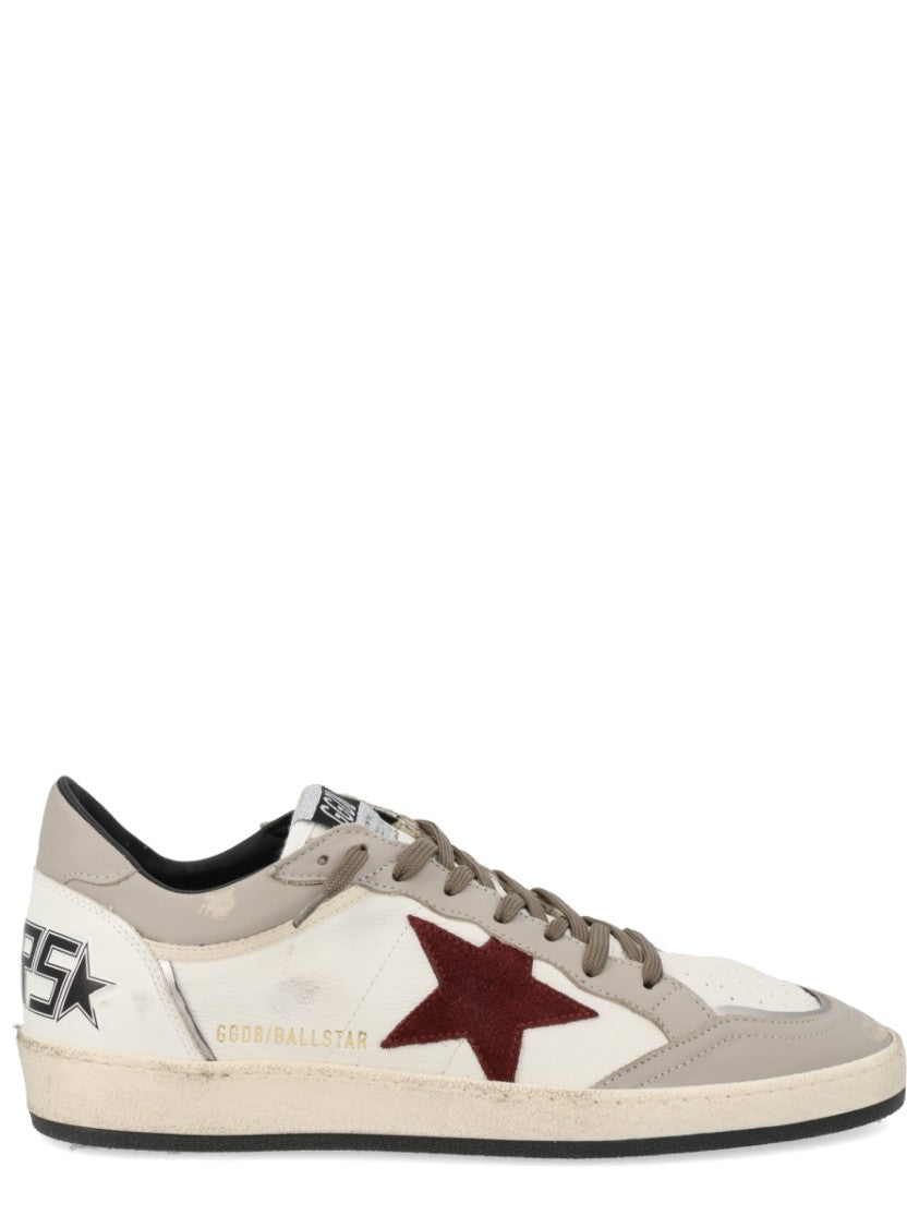 Golden Goose Ballstar Goat Leather Star Overlays Sneakers
