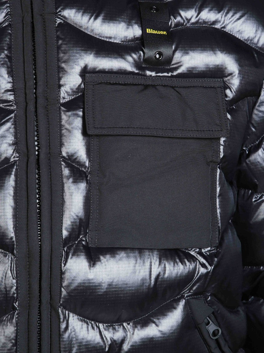 Blauer Quilted Hooded Down Jacket