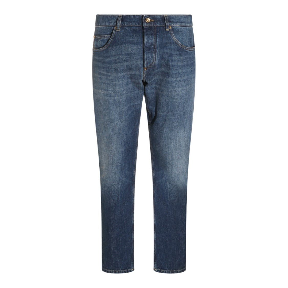Dolce & Gabbana Straight-Leg Denim Jeans With Subtle Fading And Five-Pocket Styling