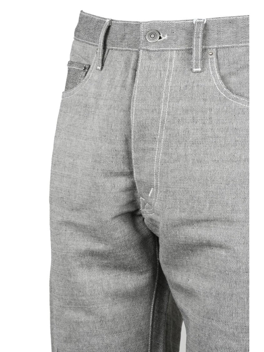 Maison Margiela Grey Cotton Straight-Leg Jeans