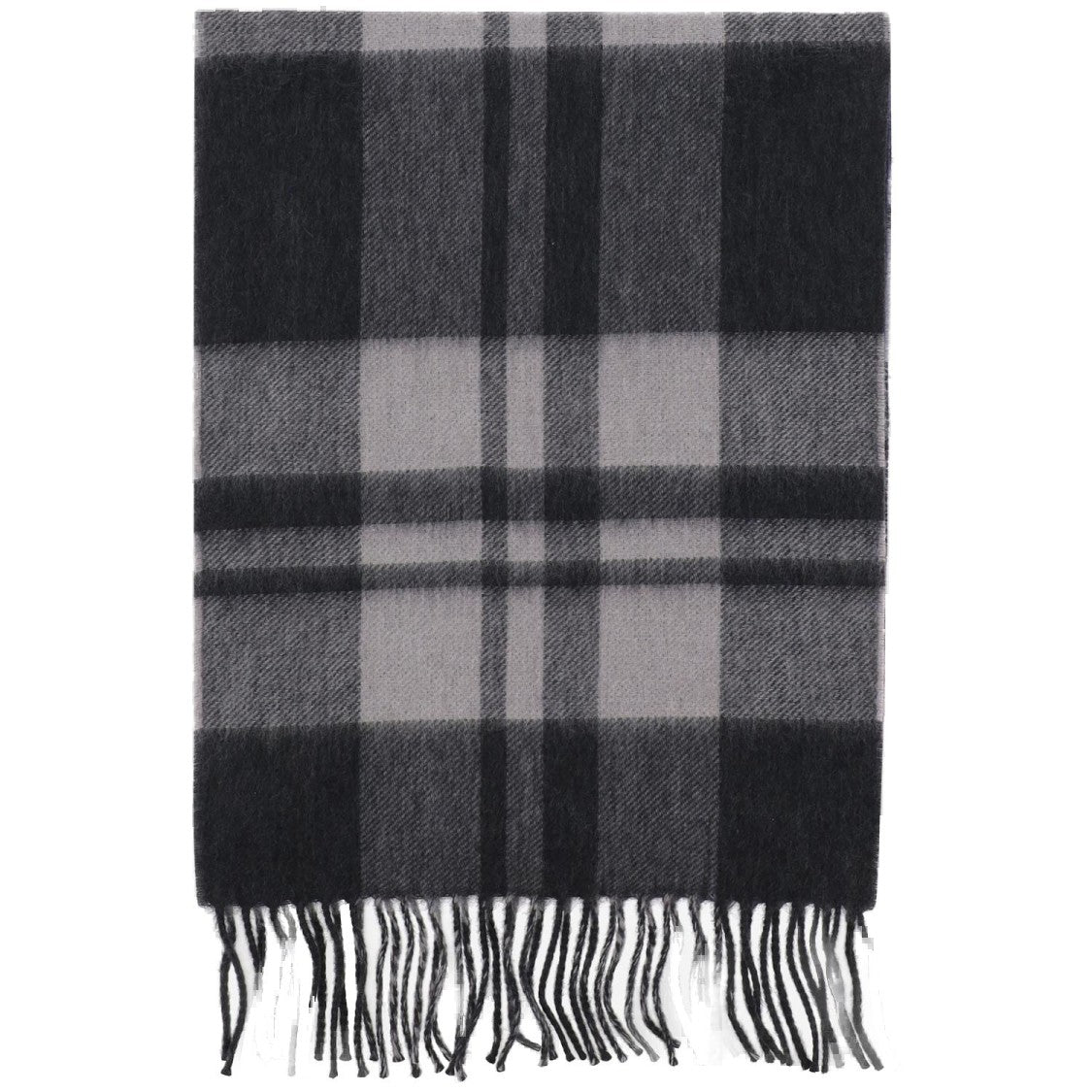 Alex Begg Cashmere Scarf With Timeless Check Pattern