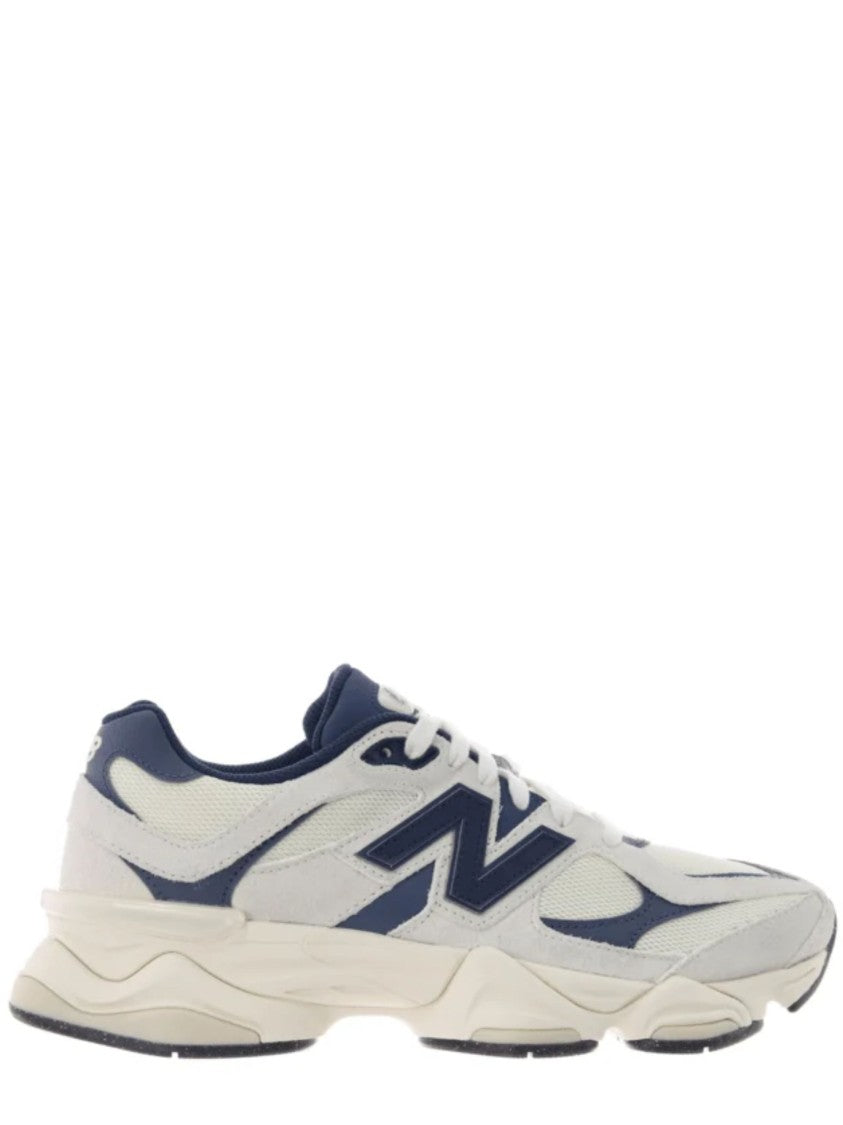 New Balance Blue 9060 Leather Mesh-Blend Sneakers