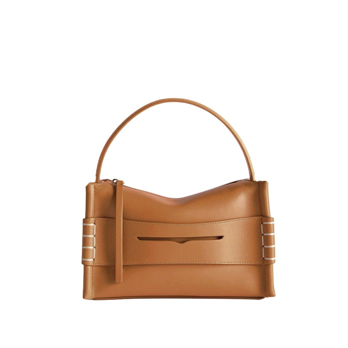 J. W. Anderson Calfskin Leather Structured Bag With Adjustable Shoulder Strap