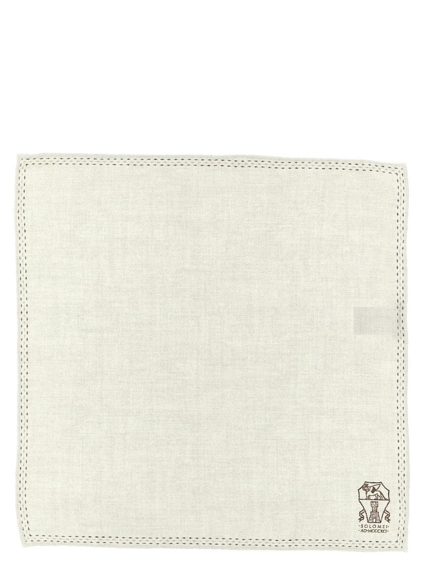 Brunello Cucinelli Logo Pocket Clutch Bag