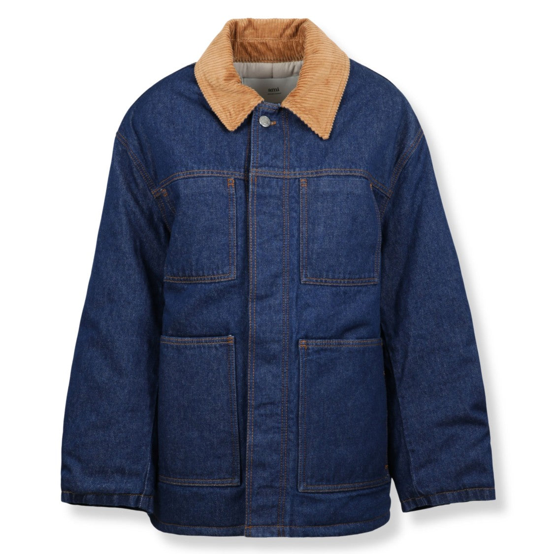 Ami Padded Denim Worker Jacket