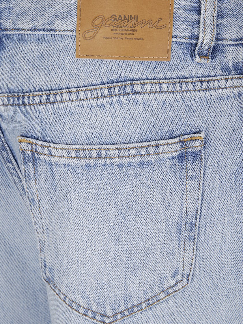Ganni Light Wash Denim Jeans