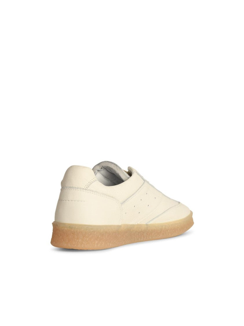 Mm6 By Maison Margiela White Leather Sneakers