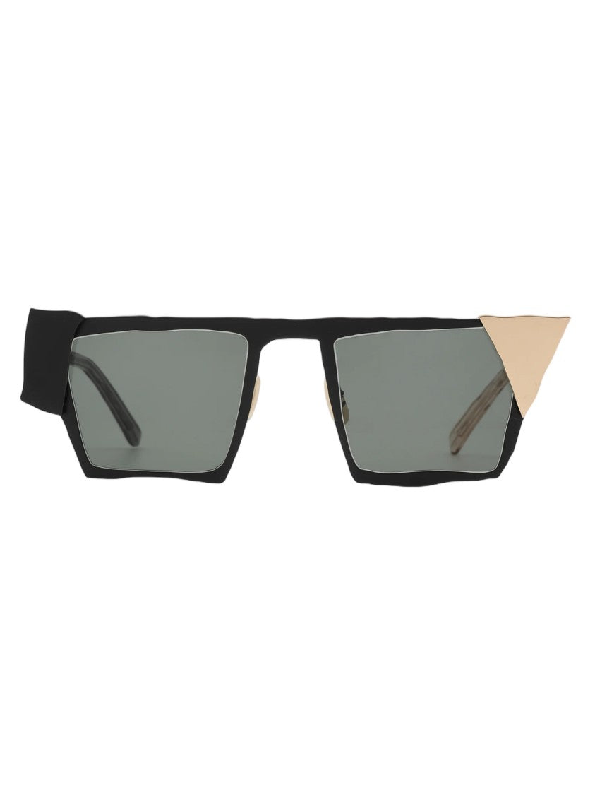 Masahiromaruyama Black Titanium International Fit 49 Mm Sunglasses