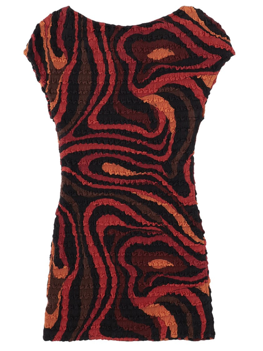 Emilio Pucci Nylon Mini Dress With Crinkled Finish