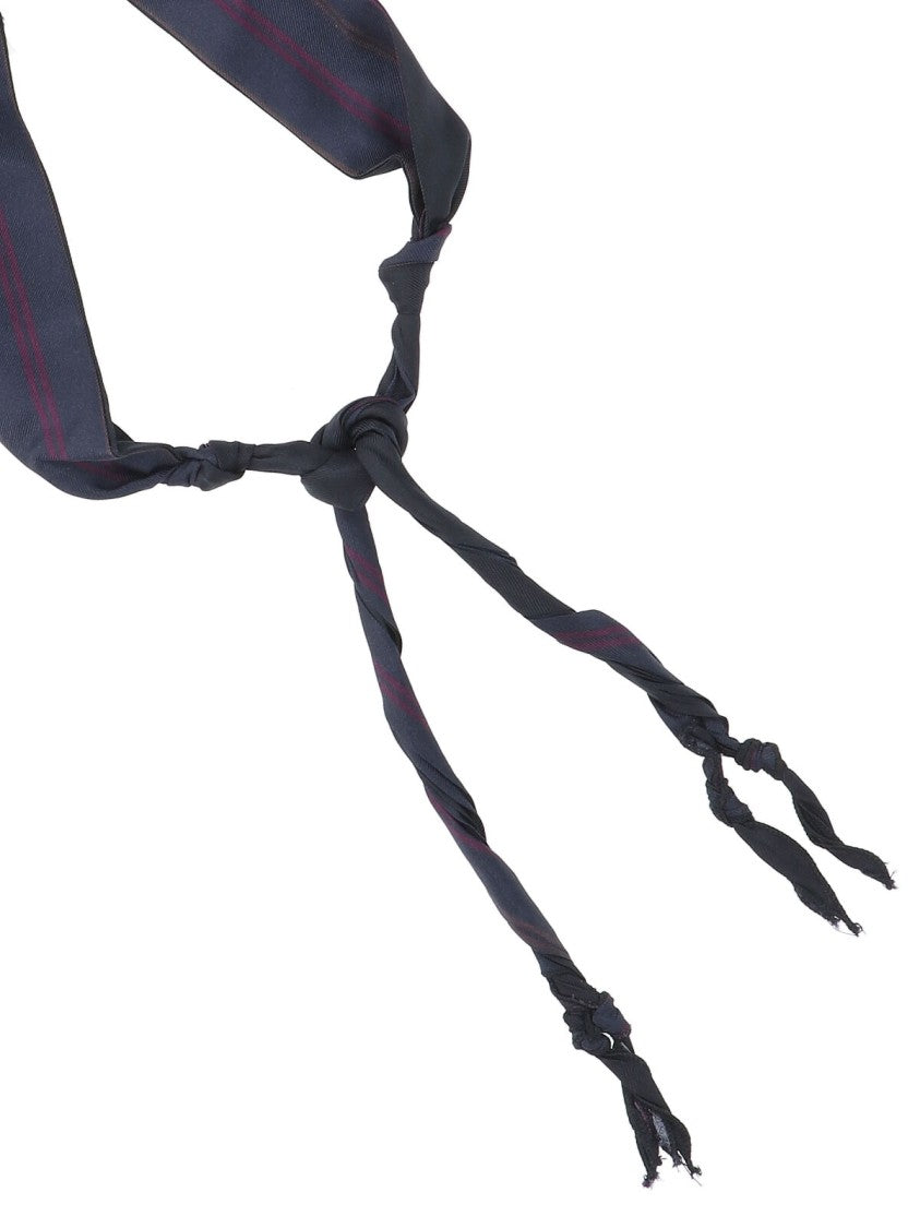 Our Legacy Twisted Tie – Blue/Striped