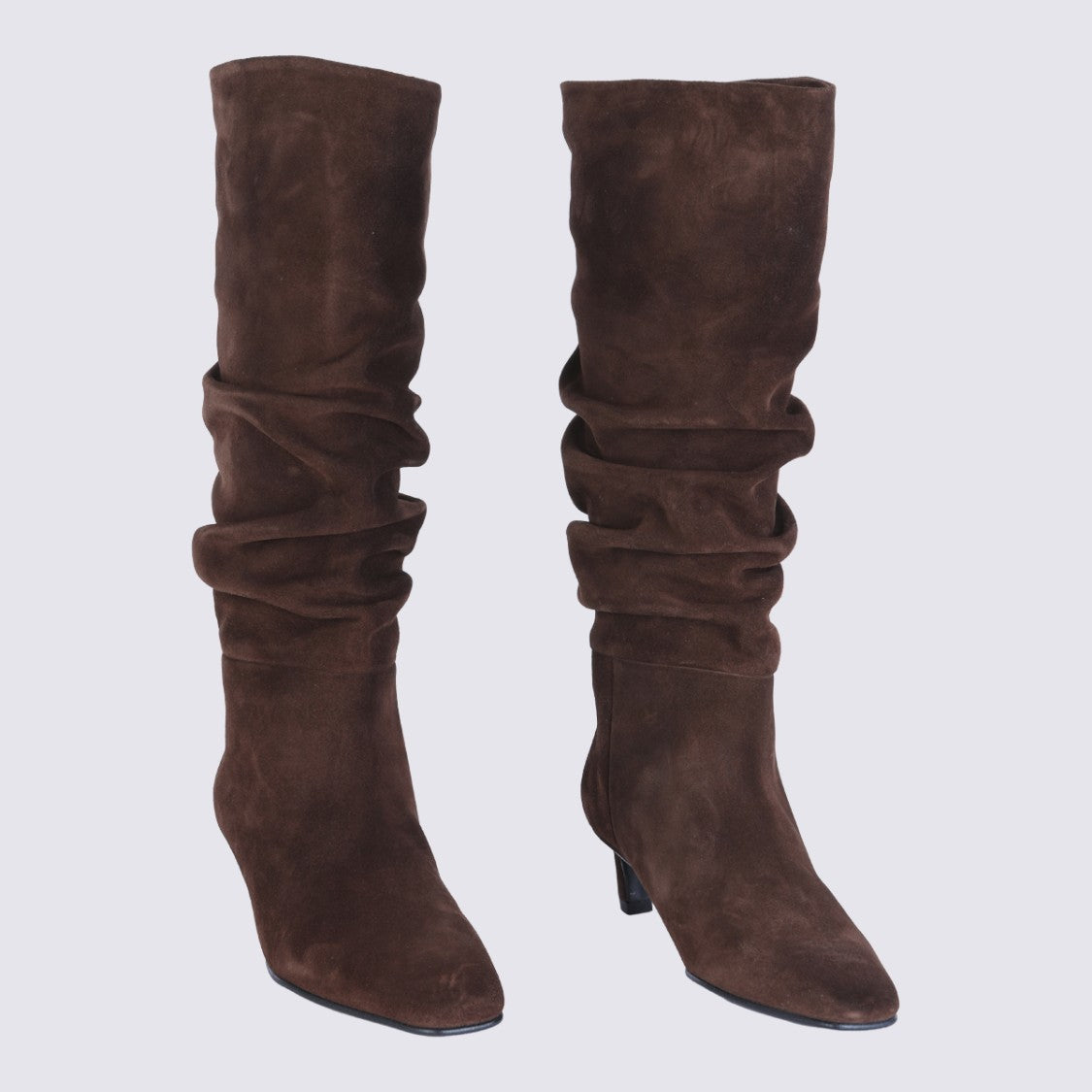 Alohas Mid-Calf Slouchy Boots With Pointed Toe Design