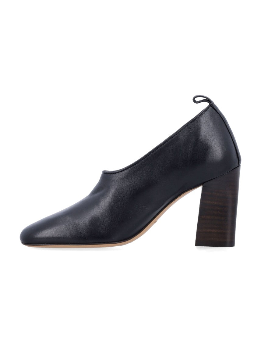 Soeur Sophisticated Black Thea Pumps With Square Toe
