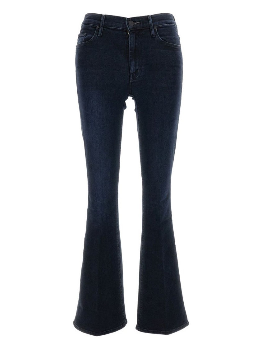 Mother Flared Leg Jeans With Classic Five-Pocket Design