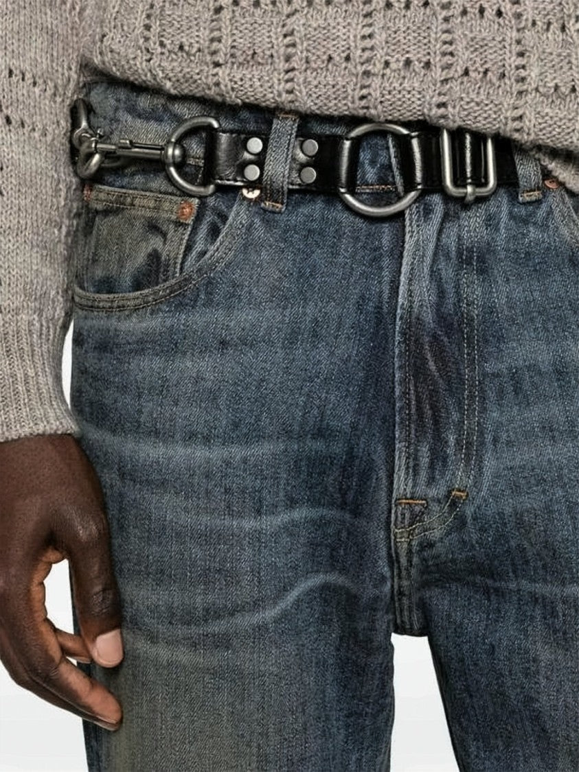 Our Legacy Relaxed-Fit Denim Jeans With Faded Wash And Whiskering