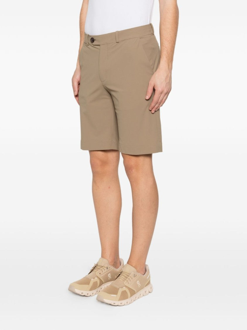 Rrd Beige Tailored Front Pocket Shorts