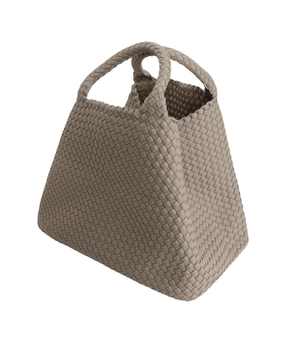 Marrea Woven Neoprene Shopper Bag With Secure Drawstring Closure