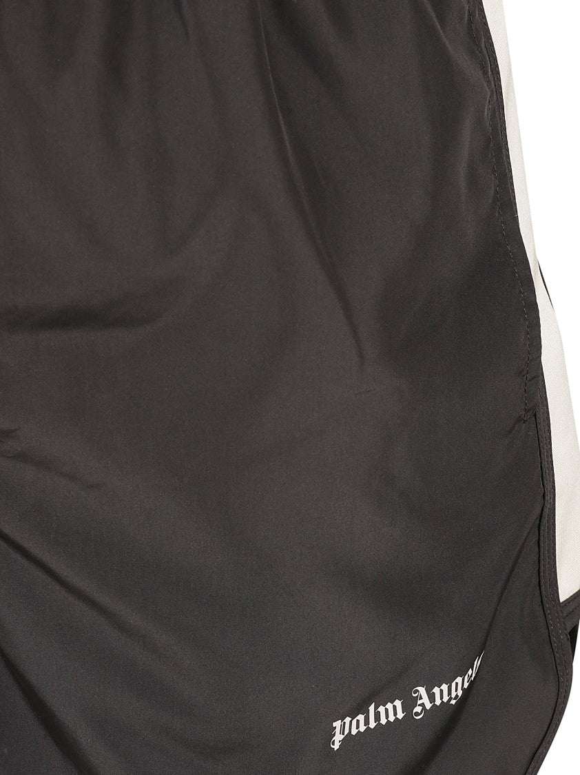 Palm Angels Activewear Shorts With Elastic Waistband