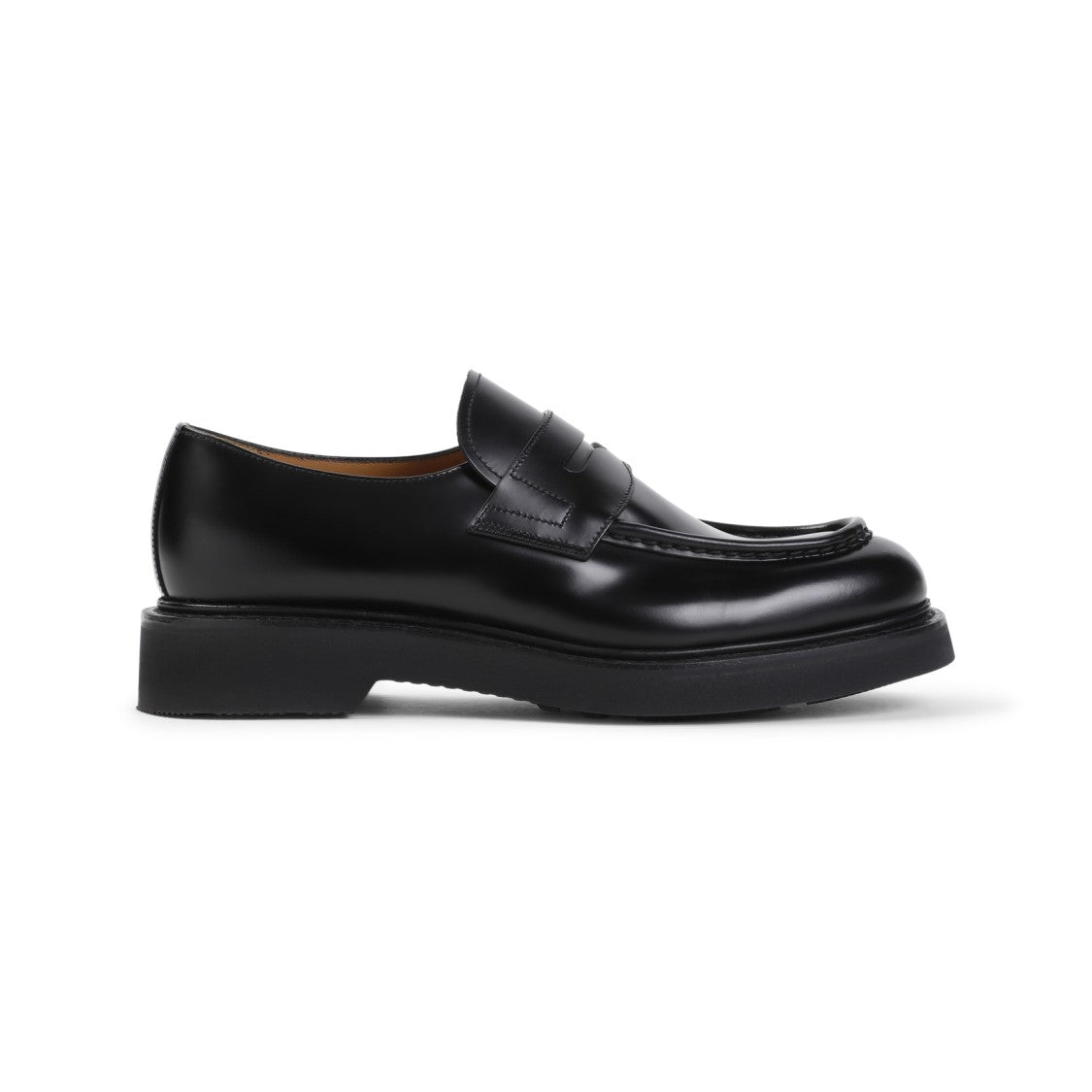 Church's Black Calf Leather Lynton Loafers