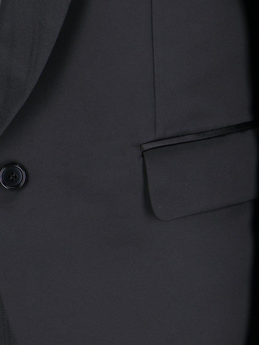 Cdgcdg Single-Breasted Blazer In Black