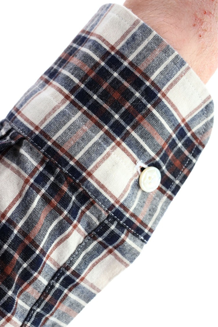 Borriello Flannel Check Tailored Shirt