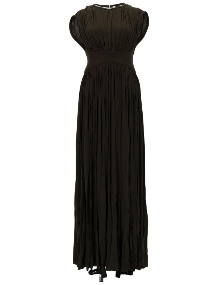 Zimmermann Luna Fitted Bodice Puff Sleeves Day Dress
