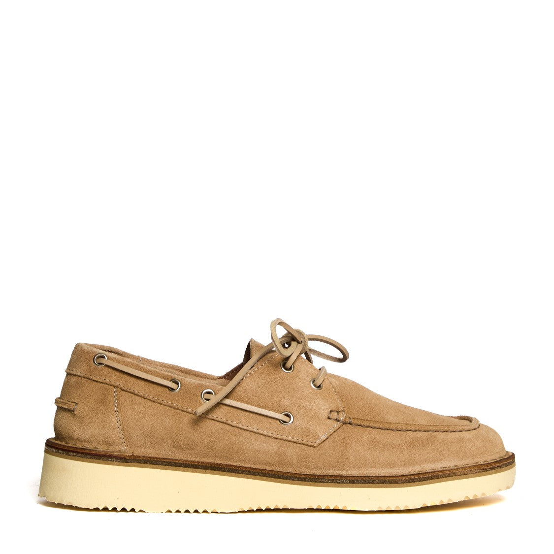 Dondup Soft Suede Boat Shoes With Interchangeable Laces