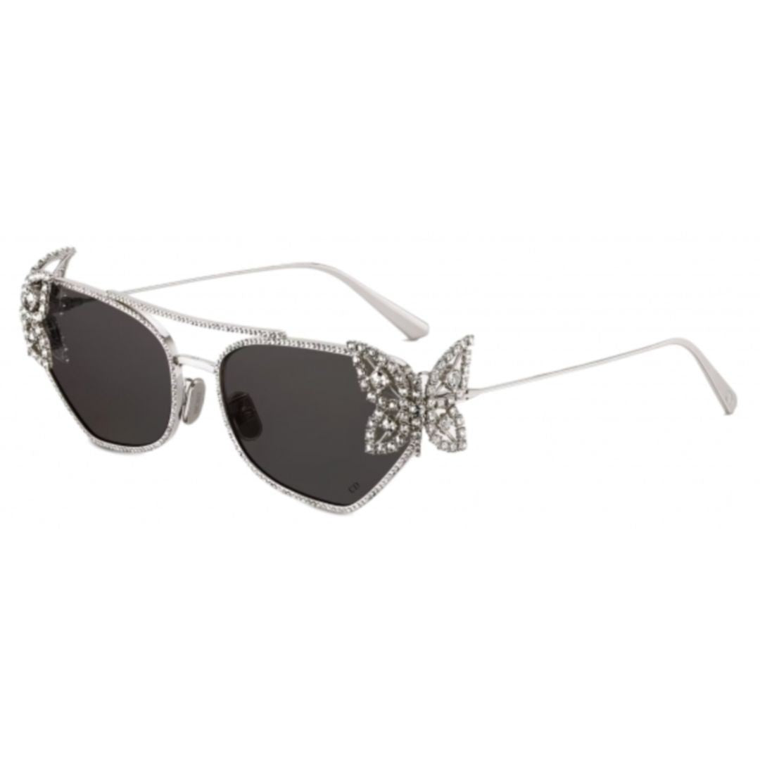 Dior Silver Cd40160u Butterfly Metal Sunglasses