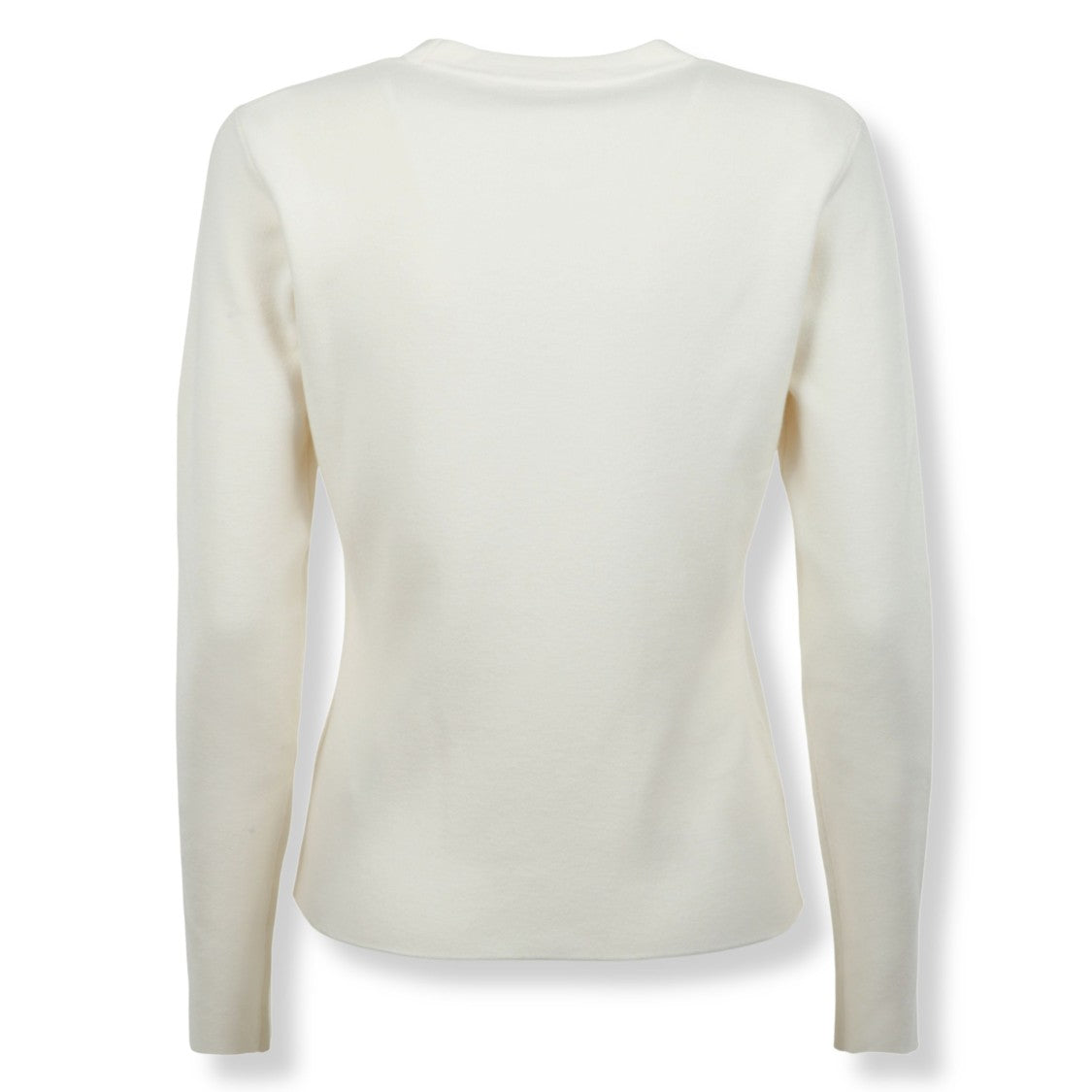 Max Mara Fitted Knit Top With Round Neckline