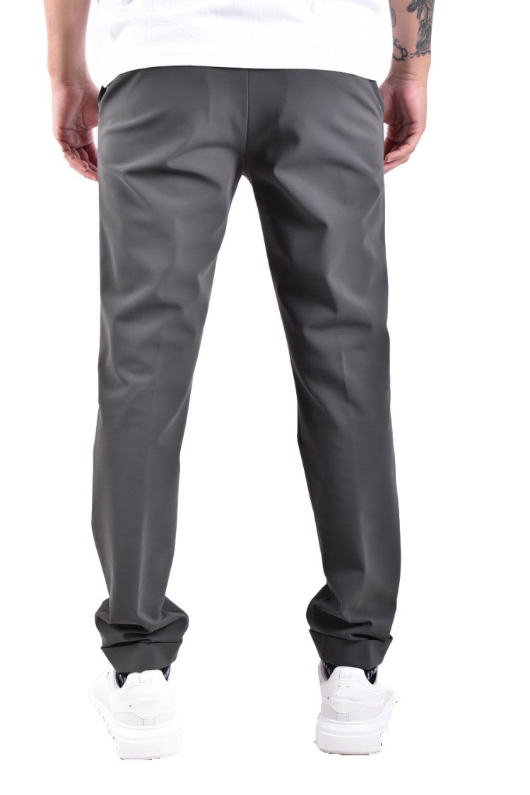 Rrd Tailored Green Trousers With Classic Waistband And Smooth Finish