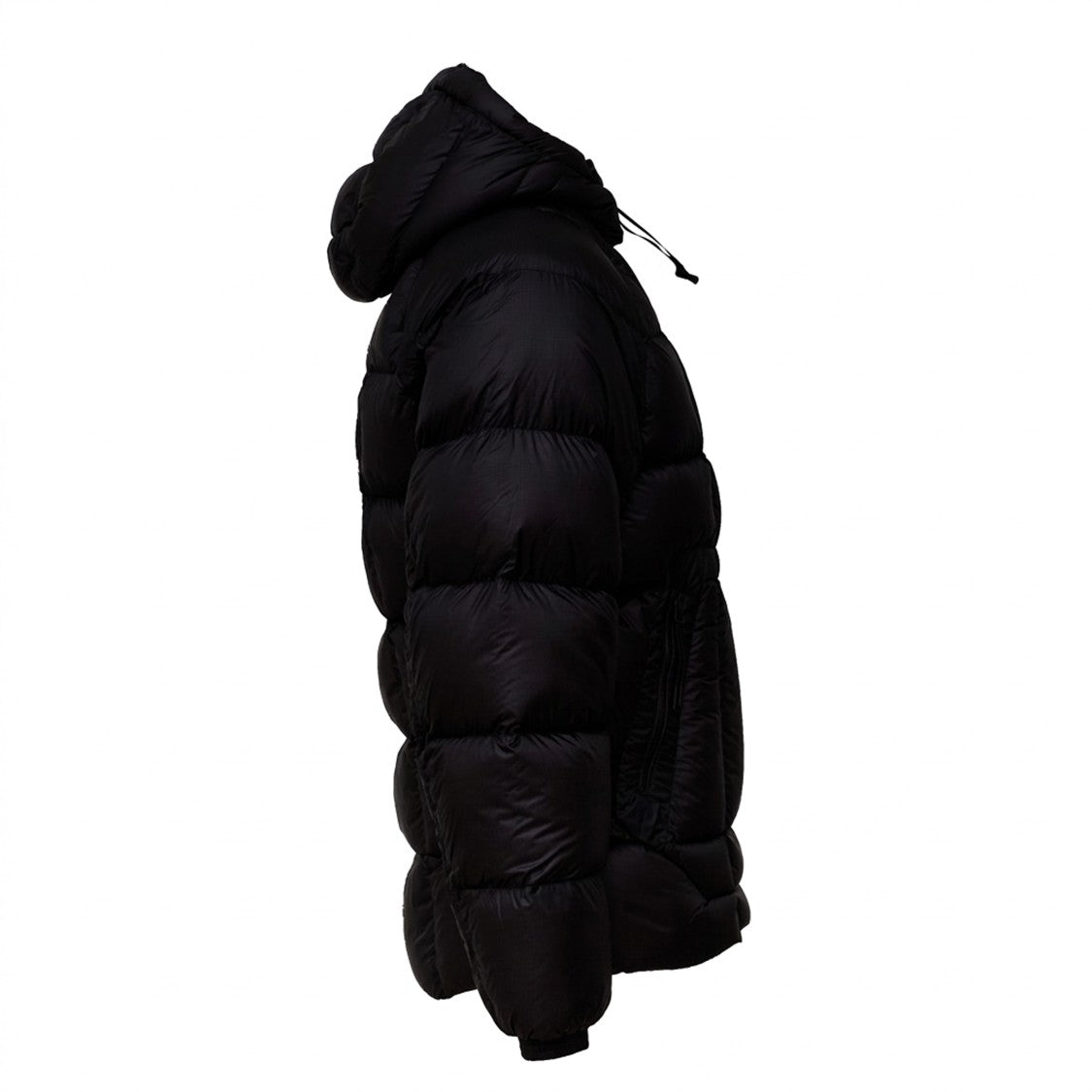 C.P. Company Hooded Down Jacket In Matte Micro-Ripstop Nylon