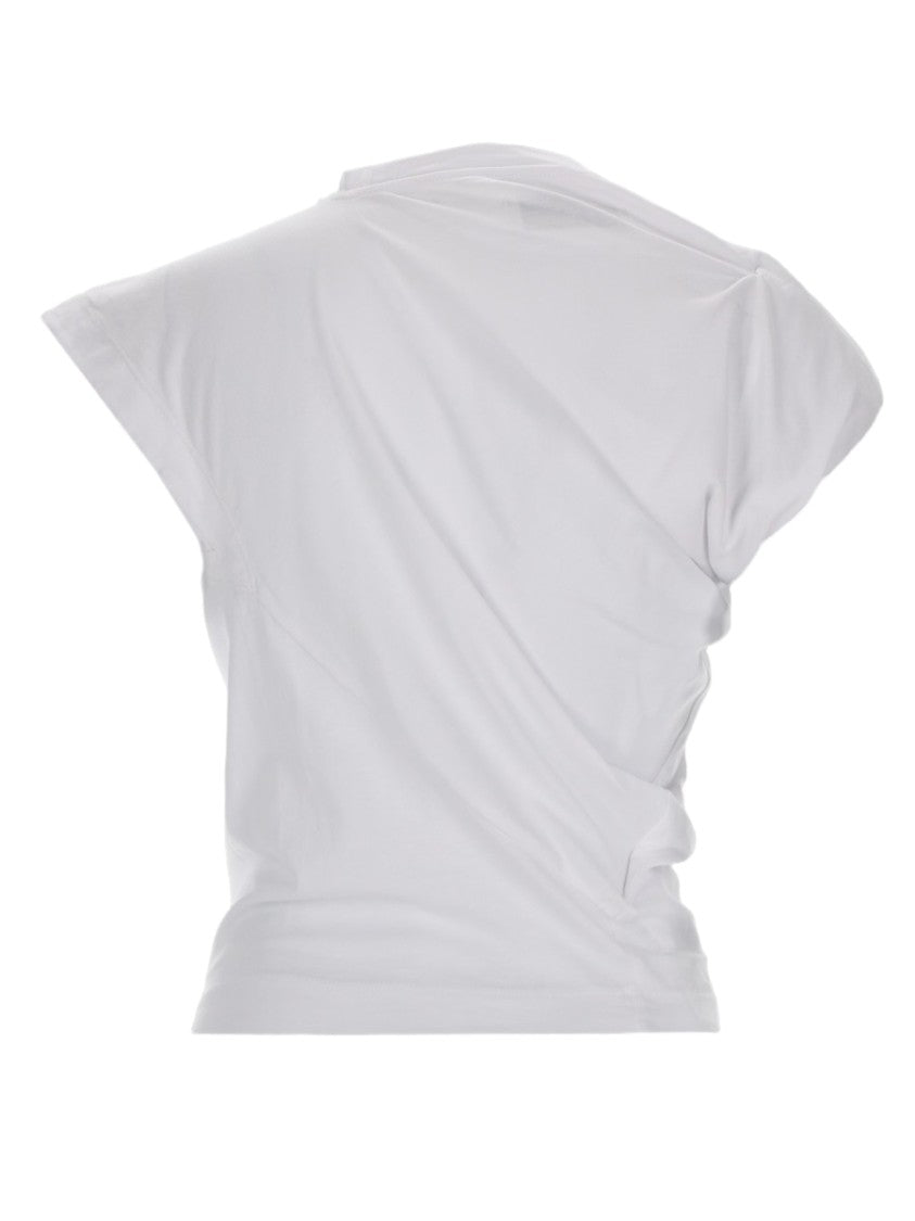 Vivienne Westwood Hebo Relaxed Fit White Logo Cotton Top