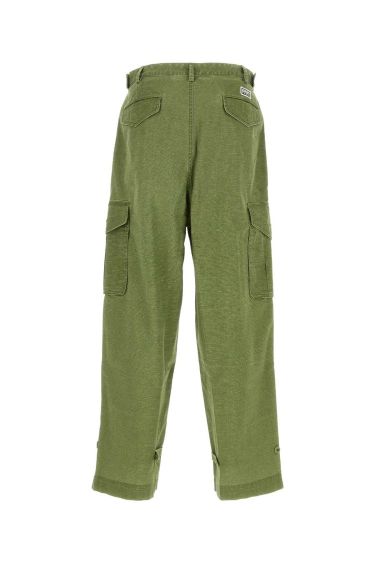 Kenzo Green Cotton Cargo Pant