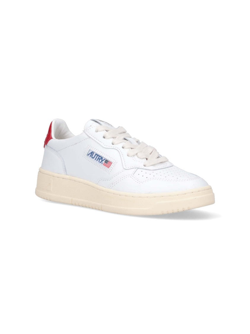 Autry "Medalist" Low-Top Sneakers White