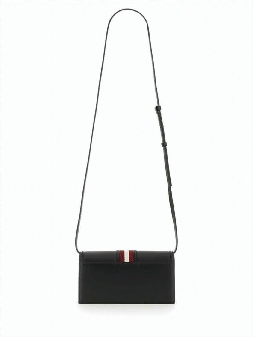 Bally Rectangular Calf Leather Crossbody Bag