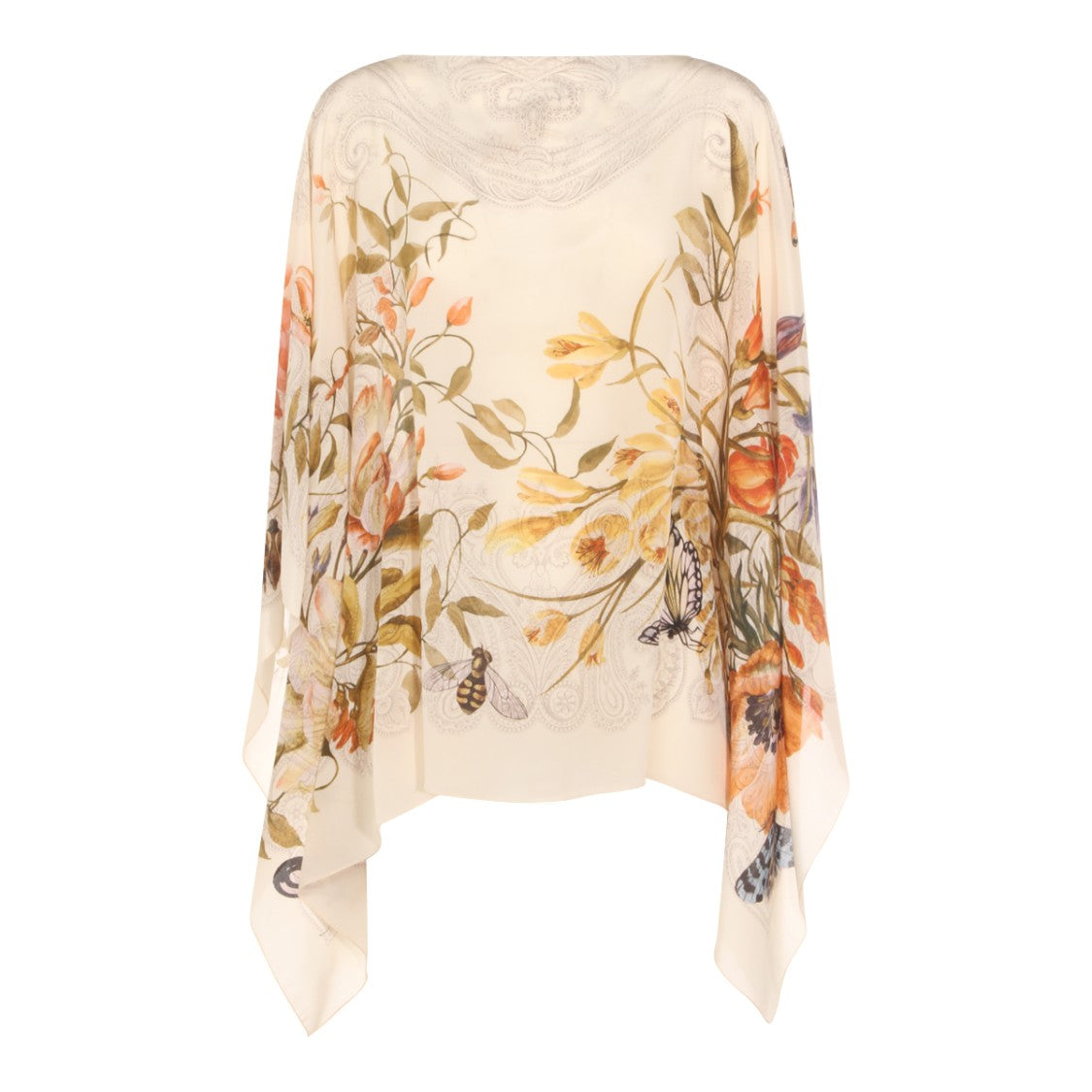 Etro White Silk Top