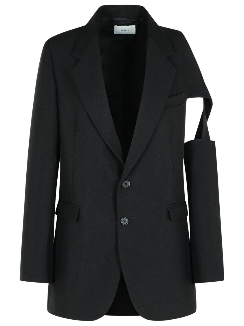 Coperni 'Cutout' Black Polyester Blazer