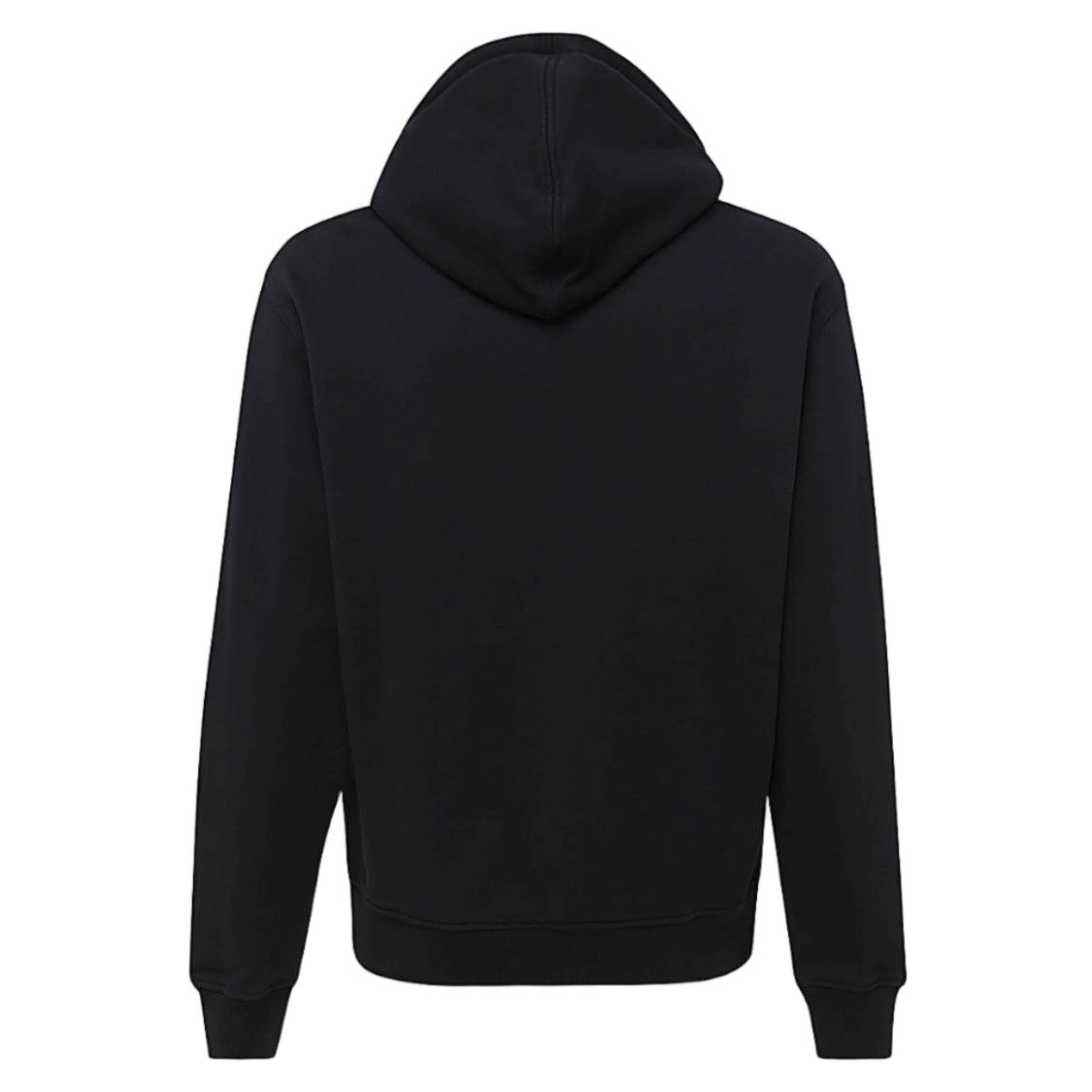 Ami Paris Hooded Sweater With Kangaroo Pocket And Embroidered Detail