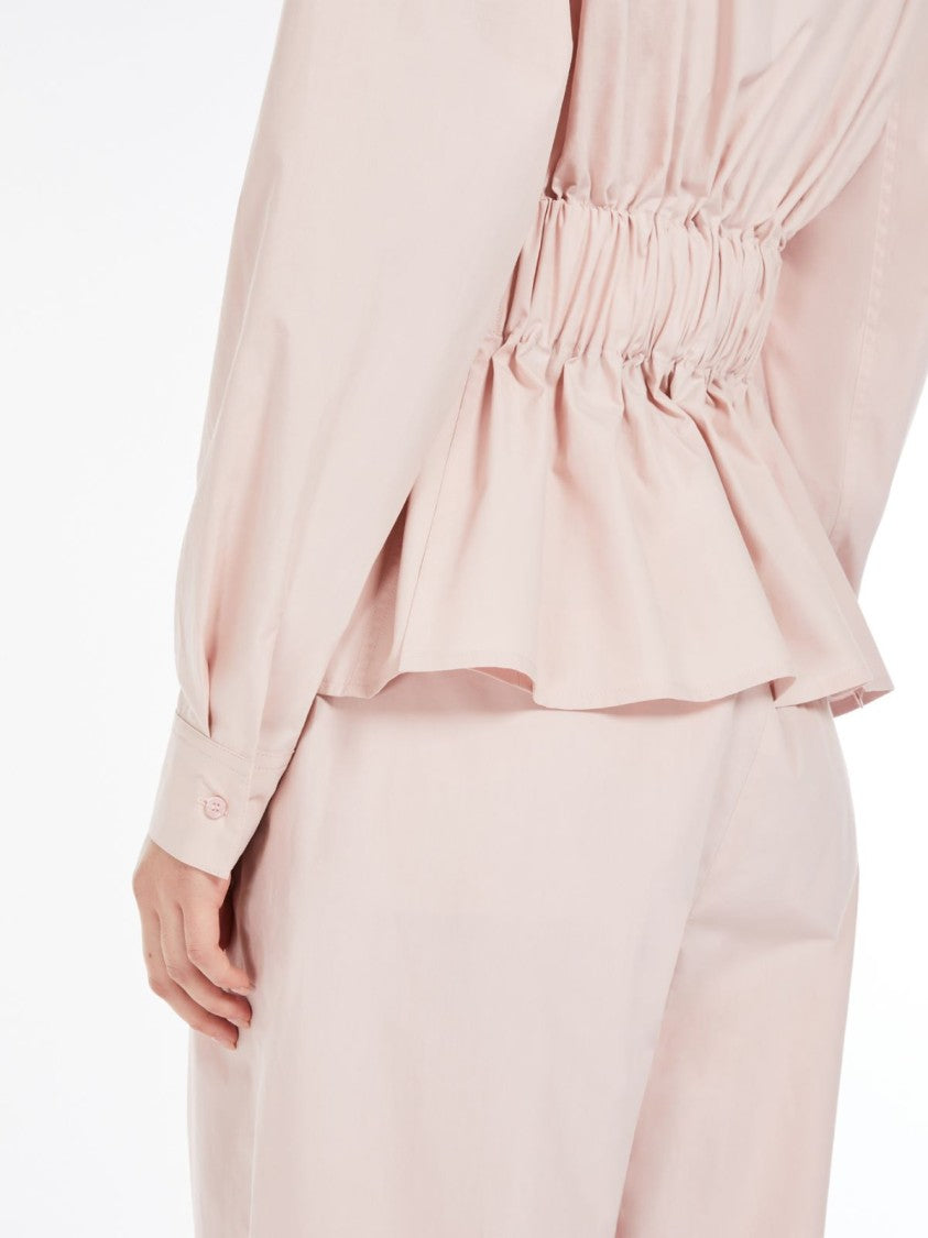 Max Mara Shirt-Style Cotton Poplin Jacket