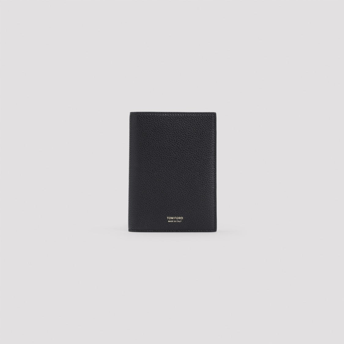 Tom Ford Black Calf Leather Passport Holder.