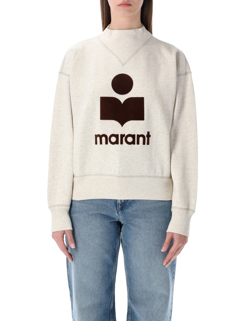 Isabel Marant Étoile Moby Cotton Sweatshirt Ecru